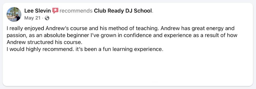 Facebook Testimonail Image