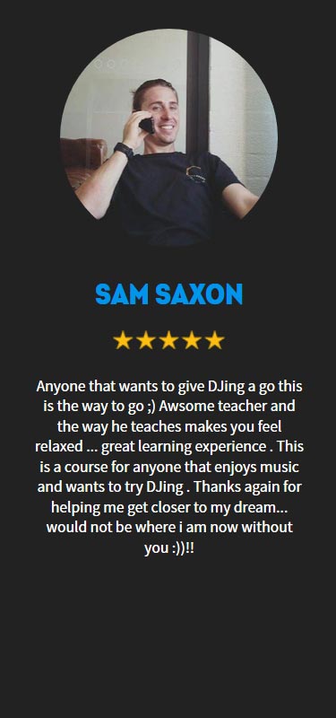 Sam Saxon Profile