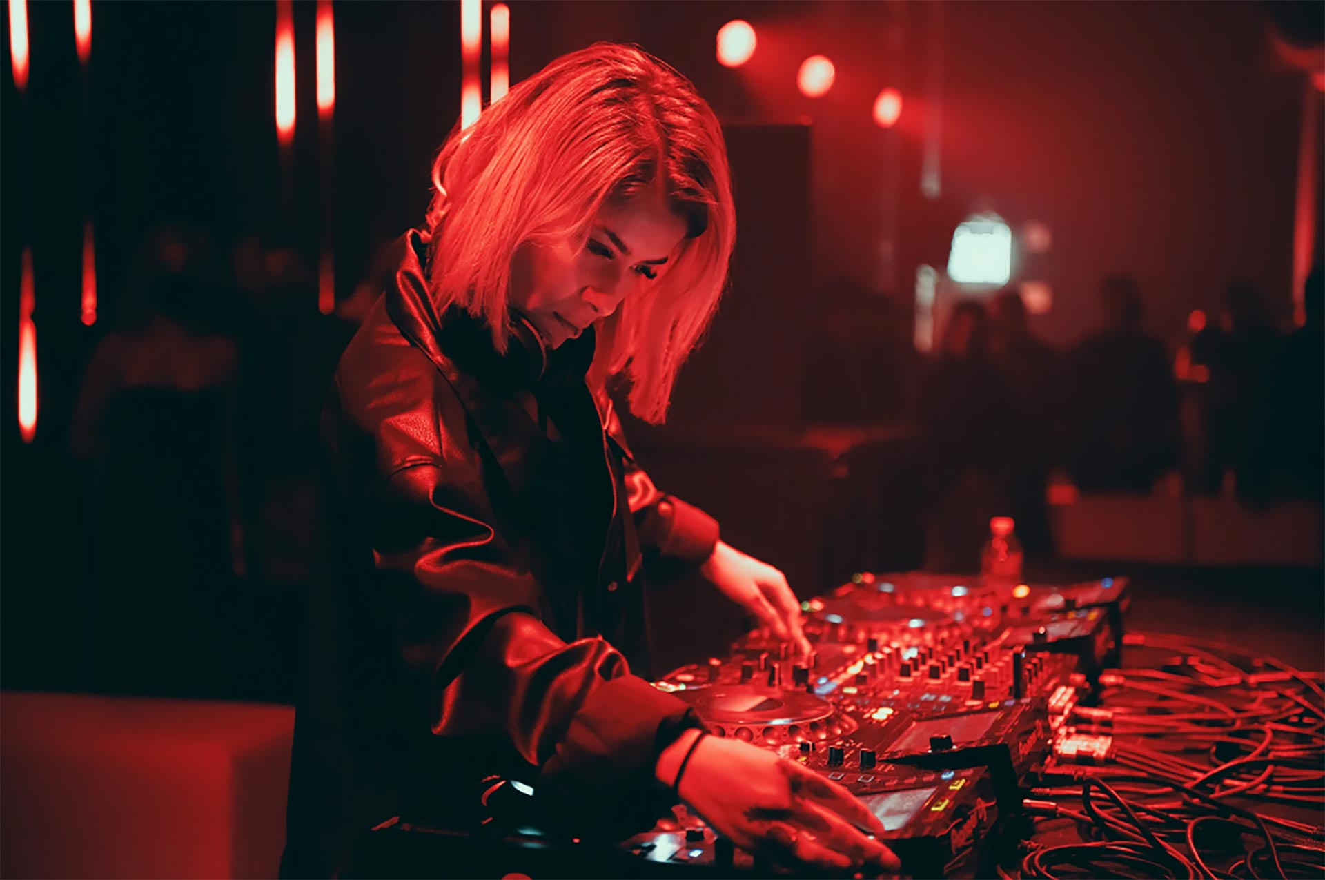 Confident behind the decks