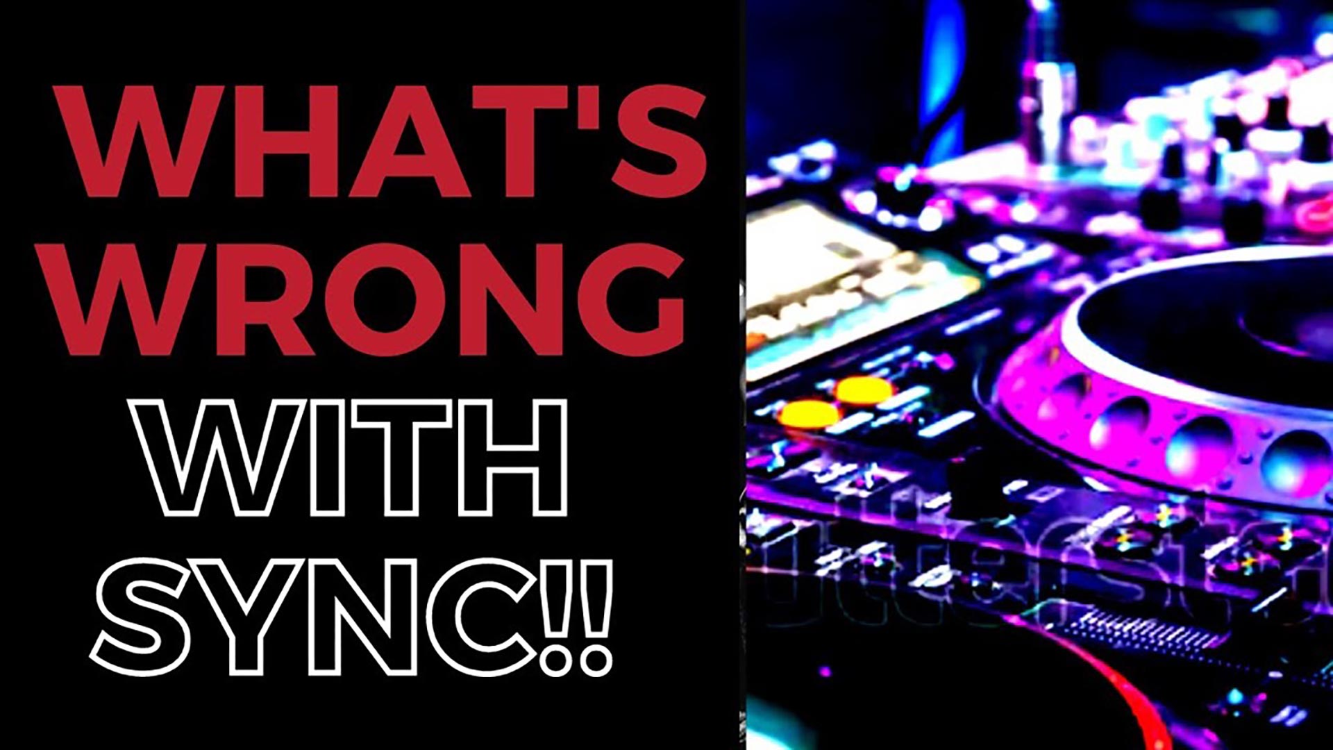 What's wrong with using SYNC? 